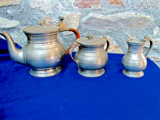 SERVIZIO DA THE IN  ARGENTO SHEFFIELD ENGLAND PUNZONATO