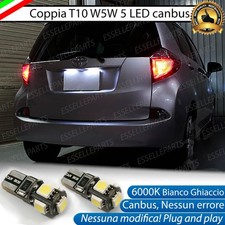 COPPIA LUCI TARGA 5 LED TOYOTA