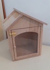 Casetta Scambio Libri in legno grezzo - Bookcrossing - Decorabile e resistente