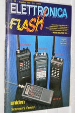 ELETTRONICA FLASH N°12 DICEMBRE 1989 - UNIDEN SCANNER'S FAMILY UBC-70 XLC