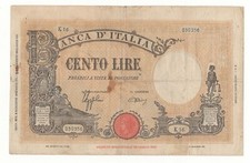 100 LIRE BARBETTI GRANDE  "B"