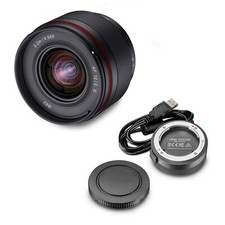 Samyang AF 12mm F2.0 E per Sony E + stazione obiettivi