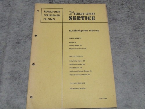Servizio radio schaub lorenz - servizio, schaub-lorenz