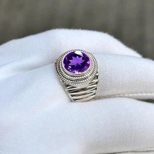 Anello Designer Ametista