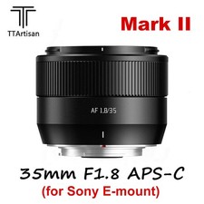 TTArtisan AF 35mm F1.8 Mark II APS-C STM Auto Focus Lens for Sony E-mount Camera