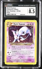CGC 8.5 Dark Espeon 2002 Neo