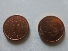 COPPIA Gettoni DIVERSI