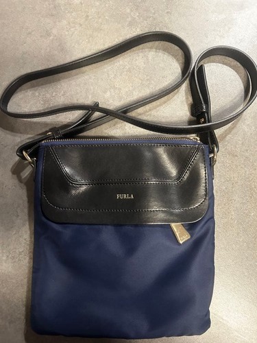 Borsa tracolla furla blu - tracolla,