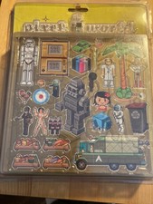 Pixel World Book by Francis Lam 2003 Retro Art Hardcover Book Sealed + CD