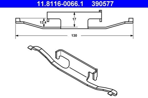 Molla pinza freno - , bmw