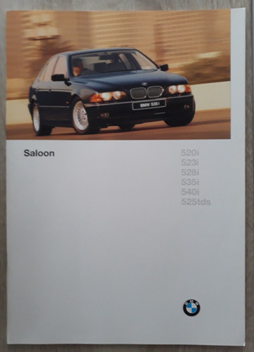 Brochure bmw serie e39 - serie, 5