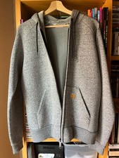 Carhartt felpa termica - M - Carhartt car-lux hooded jacket grey heather