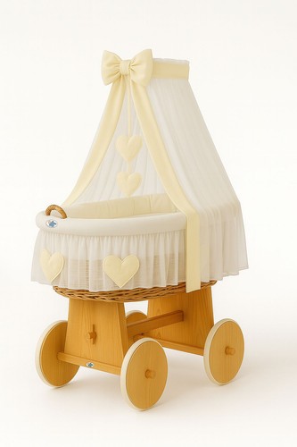 Culla vimini amelia con - in,