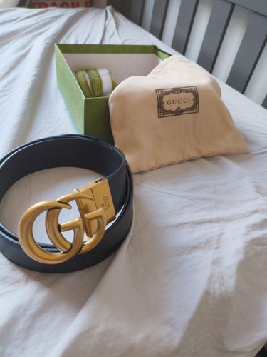 Cintura gucci autentica con - cintura,