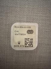 Rolex nuovo originale B24-604-8-1-G1 corona in oro 18k