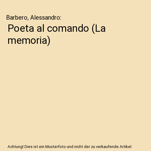 Poeta comando memoria - comando, memoria]