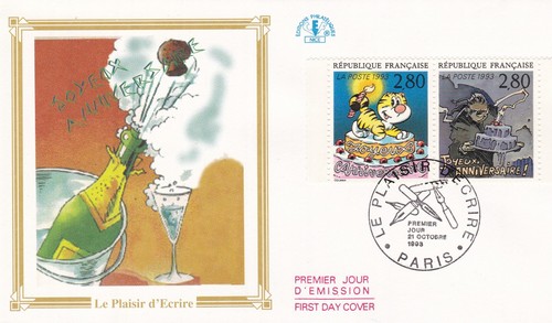 Francia 1993 fdc piacere - fdc,