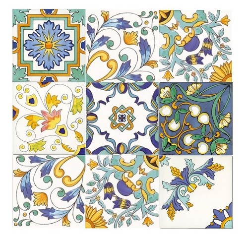 Patchwork piastrelle vietri - patchwork, di