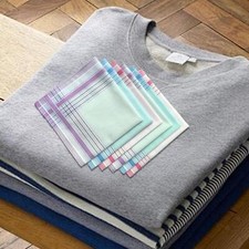 6 fazzoletti da uomo in cotone