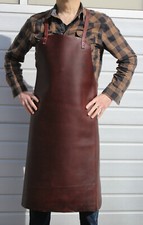 Forte Vero Cuoio Grembiule da Lavoro 80x100cm,2 Beriemungen, Schlosserschürze