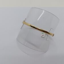 BRACCIALE DA DONNA RIGIDO A SEZIONE MEZZATONDA IN ORO GIALLO 18KT 4,6 GR. (7847)