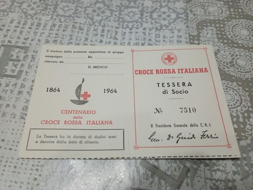 232n tessera croce rossa - 232n,