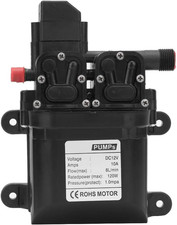 Pompa Acqua a Membrana 12V 120W, Pompa a Membrana Autoadescante Ad Alta Pression