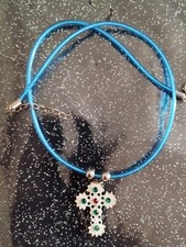 Collana girocollo caucciù con