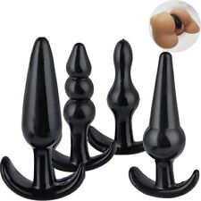 kit plug butt nero indossabile divaricatore dildo silicone sadomaso SEX TOY BDSM