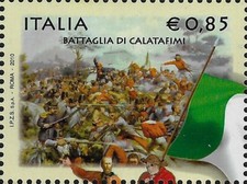 2010 italia repubblica 150° Spedizione dei Mille battaglia di Calatafimi MNH