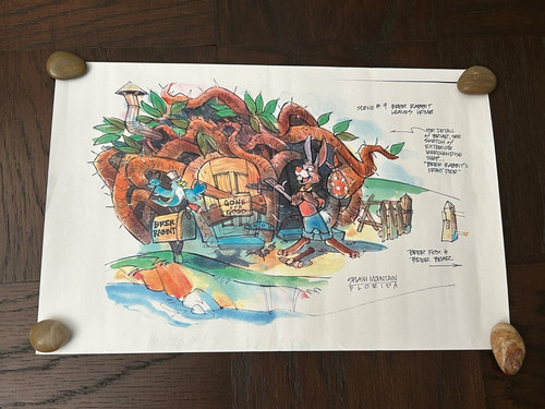 Stampa concept art - walt, disney