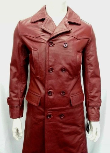 Trench cappotto uomo rosso - trench,