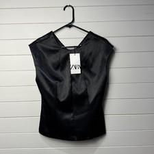 Blusa top senza maniche Zara