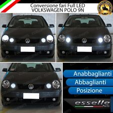 CONVERSIONE FARI FULL LED PER VW POLO 9N PRE-RESTYLING LED CANBUS H7 12000lm