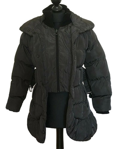 Giaccone nero piumino - giaccone,