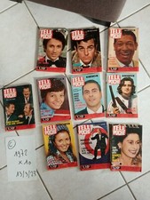 LOT 10 magazines tv 1972 télé poche-salvador/bellemare/mannix-revue television