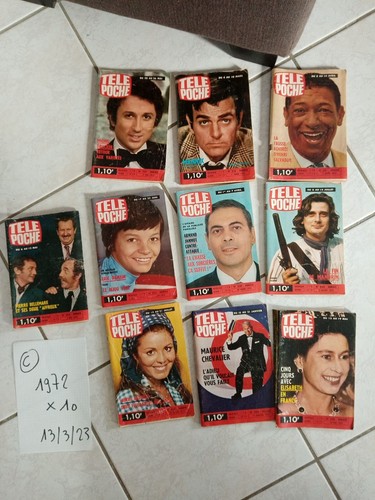 Lot magazines 1972 - tv,