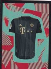 Topps Bundesliga 21/22 Ufficiale Adesivo 2021/22 Nr. 365 Bayern Monaco Maglia