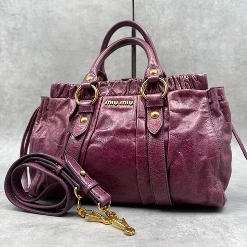 Borsa mano miu - miu, vitello