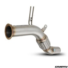 Downpipe 2,75" INOX DECAT PER BMW SERIE 3-7 N57 MOTORE 325D 430D 535D 730D
