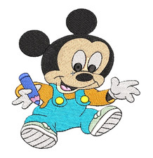 Toppa ricamata topolino