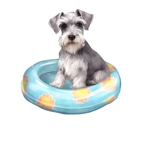 Adesivo auto schnauzer nano - auto,