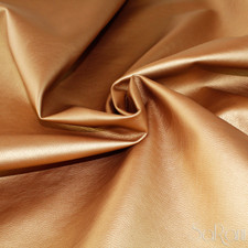 Tessuto Ecopelle Finta Pelle Rivestimento Letto Divano Bronzo al 1/2 metro 50 Cm