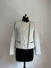 Giacca di pelle bianca di Set