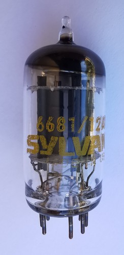 Valvola sylvania 6681 12ax7 - valvola,