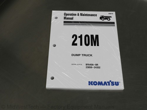 Komatsu 210m dumper manuale - 210m,