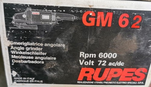 Rupes gm62 smerigliatrice -  rupes,