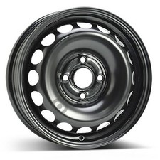 Cerchi in ferro KFZ ALCAR STEEL 14" 4.5J 4x100 ET 35 54 NERO