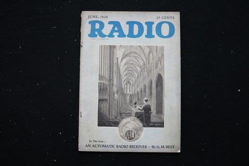 1928 june radio - magazine,