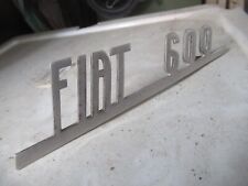 FIAT 600 - Scritta logo in alluminio - Ricambio usato